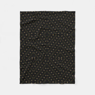 Dunkle Goldfleck-Textur-Fliesblanke Fleecedecke