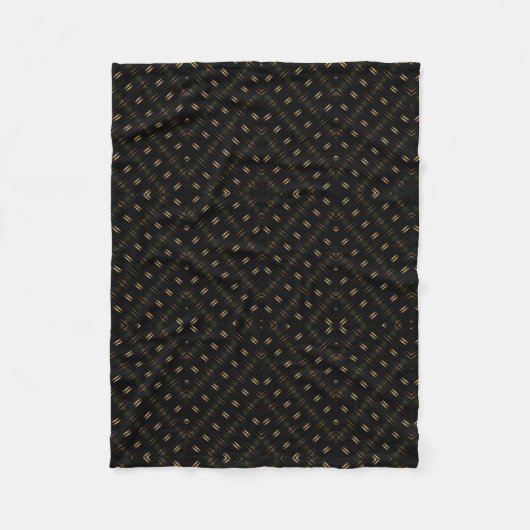 Dunkle Goldfleck-Textur-Fliesblanke Fleecedecke (Vorderseite)