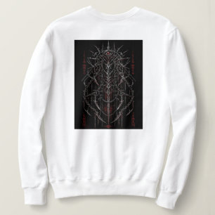 Dunkle Gothic Cybersigilism-Rote-Augen-Okkult- Str Sweatshirt