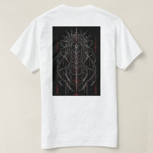 Dunkle Gothic Cybersigilism-Rote-Augen-Okkult- Str T-Shirt
