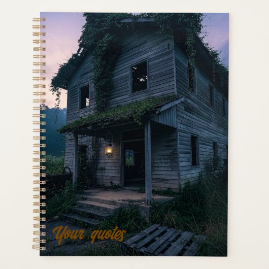 Dunkle Gothic-Dämmerung-Horror  Planer (Vorderseite)