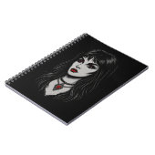 Dunkle Gothic-Frau Notizblock (Linke Seite)