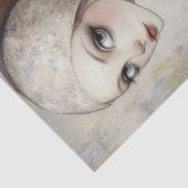 Dunkle Gothic Grunge Girl Collage Decoupage Seidenpapier (Ausschnitt)