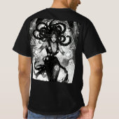 Dunkle Gothic-Kollektion T-Shirt (Rückseite)
