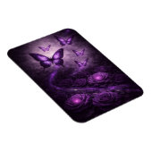 Dunkle gothische Blumendekoration Magnet (Rechte Seite)