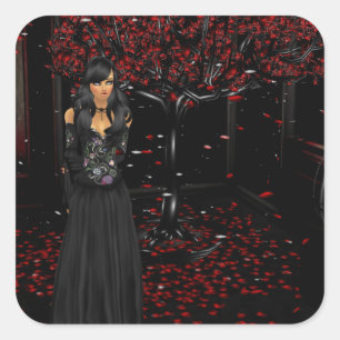 Dunkle gotische Aufkleber