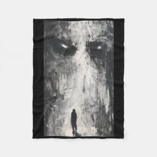 Dunkle Gotische Dämonenweg Horror Art Evil Grunge  Fleecedecke (Vorderseite)