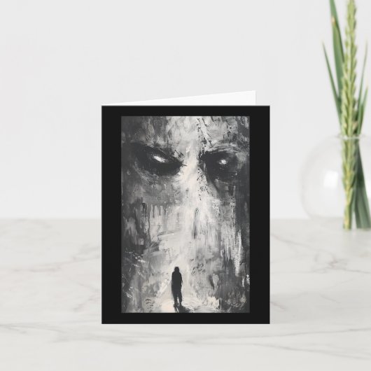 Dunkle Gotische Dämonenweg Horror Art Evil Grunge Karte (Vorderseite)