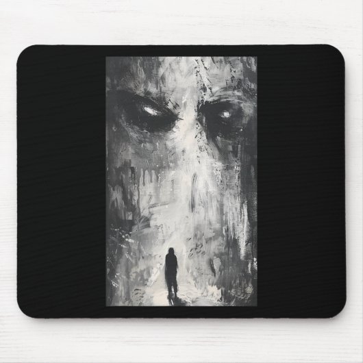 Dunkle Gotische Dämonenweg Horror Art Evil Grunge Mousepad (Vorne)