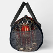 Dunkle gotische Eleganz. Atemberaubender Bogen Duffle Bag (Rechts)