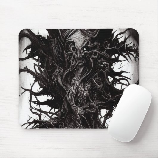 Dunkle gotische Kunst Dunkle Vile Biomatter Horizo Mousepad (Mit Mouse)