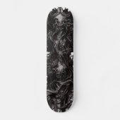Dunkle gotische Kunst Dunkle Vile Biomatter Sketch Skateboard (Vorderseite)