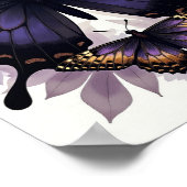 Dunkle gotische Schmetterlinge und Moths Poster (Ecke)