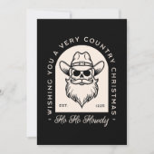 Dunkle gotische Weihnachtslandschaft Feiertagskarte (Vorderseite)