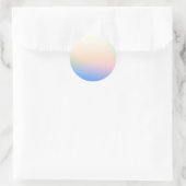 Dunkle Gradient Custom Trendy Runder Aufkleber (Tasche)