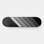 Dunkle Gradient mit Namen Skateboard (Horizontal)