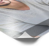 Dunkle Gradientgrenze 8x10 Schauspieler-Headshot P Fotodruck (Ecke)