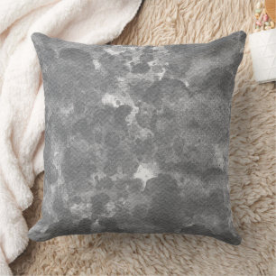 Dunkle Graue Marmor-Textur-Muster Kissen