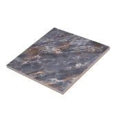 Dunkle graue Marmorsteine Keramik Tile Fliese (Seite)