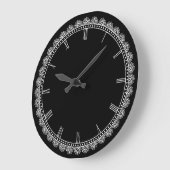 Dunkle Grenze Große Wanduhr (Winkel)