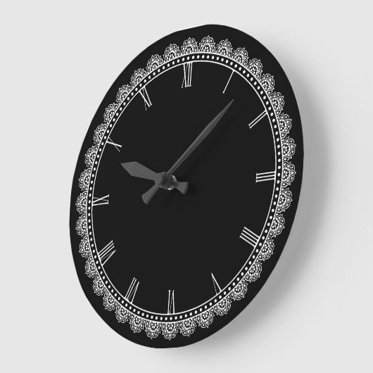 Dunkle Grenze Große Wanduhr (Winkel)