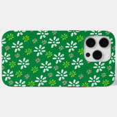 Dunkle grüne Blumen Muster iPhone 15 Pro Max Fall Case-Mate iPhone Hülle (Rückseite (Horizontal))