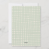 Dunkle grüne Hand gezeichnet Frohe Weihnachten 2 F (Rückseite)