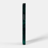 Dunkle grüne Marmortextur iPhone Hülle (Rechte Seite)
