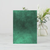 Dunkle Grunge - Grün Save The Date (Stehend Vorderseite)