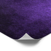 Dunkle Grunge Hintergrund - Lila Poster (Ecke)