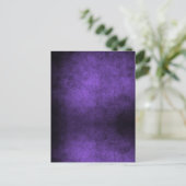 Dunkle Grunge Hintergrund - Lila Postkarte (Stehend Vorderseite)