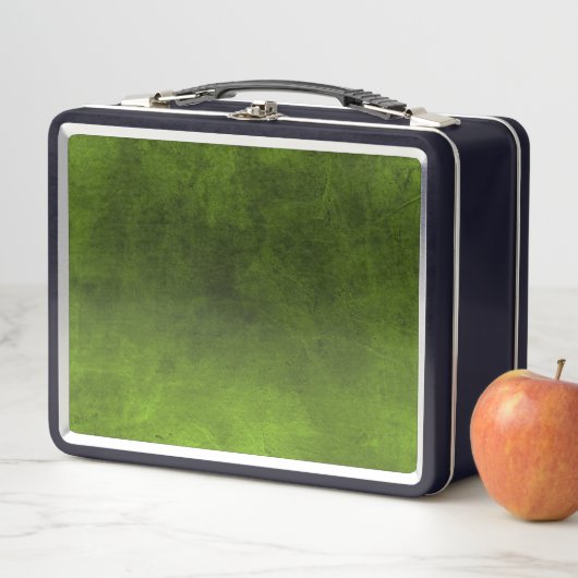 Dunkle Grunge - Limettengrün Metall Brotdose (Beispiel)