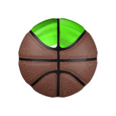 Dunkle Grünstreifen Mini Basketball (Rechts)