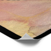 Dunkle Hand Poster (Ecke)