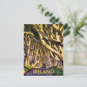 Dunkle Hecken Postkarte (Stehend Vorderseite)