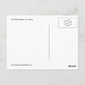 Dunkle Hecken Postkarte (Rückseite)
