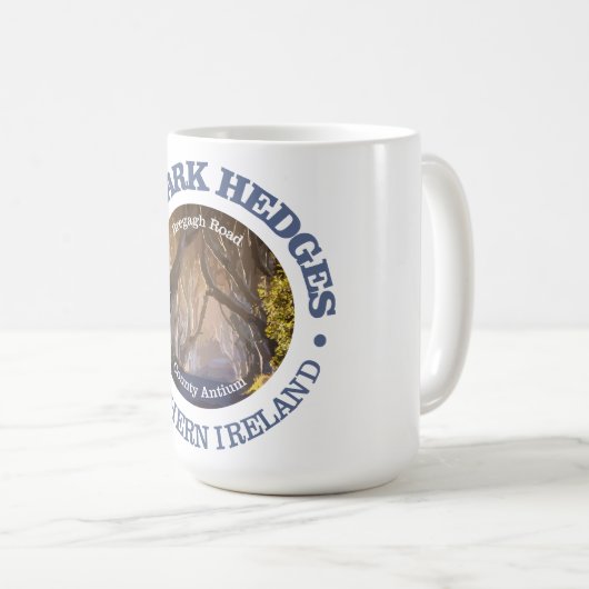 Dunkle Hecken (rd) Kaffeetasse (VorderseiteRechts)