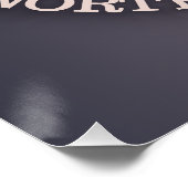 Dunkle Hecken (rd) Poster (Ecke)