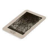 Dunkle Hedges Magnet (Linke Seite)