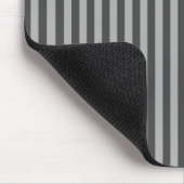 Dunkle Hellgraue Vertikale Linien Geometrische Str Mousepad (Ecke)