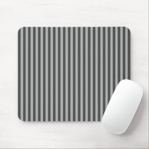 Dunkle Hellgraue Vertikale Linien Geometrische Str Mousepad