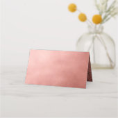 Dunkle Herbstflorgotik Monogramm Lila Platzkarte (Rückseite)