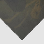 Dunkle Hexe mit Kerze und Skull Gothic Halloween Seidenpapier (Ausschnitt)