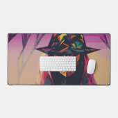 Dunkle Hexe Schreibtischunterlage (Tastatur & Maus)