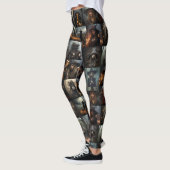 Dunkle Hexen Collage Leggings - Spooky (Links)