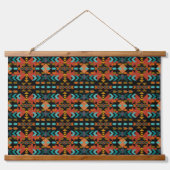 Dunkle Himmel im Südwesten schön Wandteppich Mit Holzrahmen (Vorne)