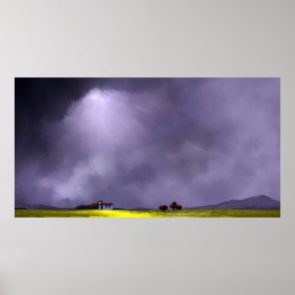Dunkle Himmel Nr. 1 Poster