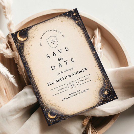 Dunkle Himmelhochzeit Save The Date