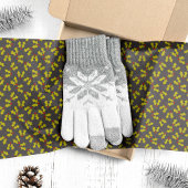 Dunkle Holly Blätter und Berries Weihnachten Seidenpapier