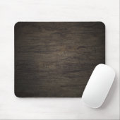 Dunkle Holzpaneel-Mauspad Mousepad (Mit Mouse)